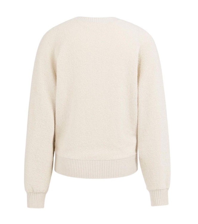 Yaya Boucl? trui met ribdetails 99044 Kit beige