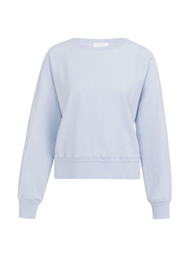 Yaya Sweater met naaddetails 994048 Ice blue