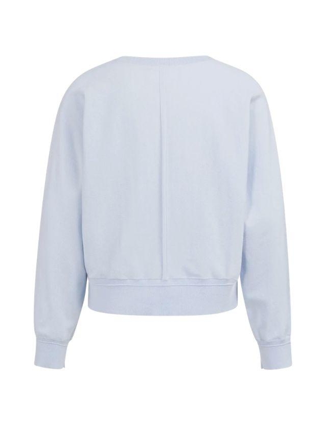 Yaya Sweater met naaddetails 994048 Ice blue