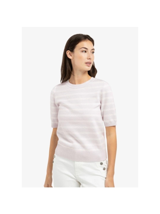 Yaya Trui met streeppatroon 338041 Gray lilac dessin