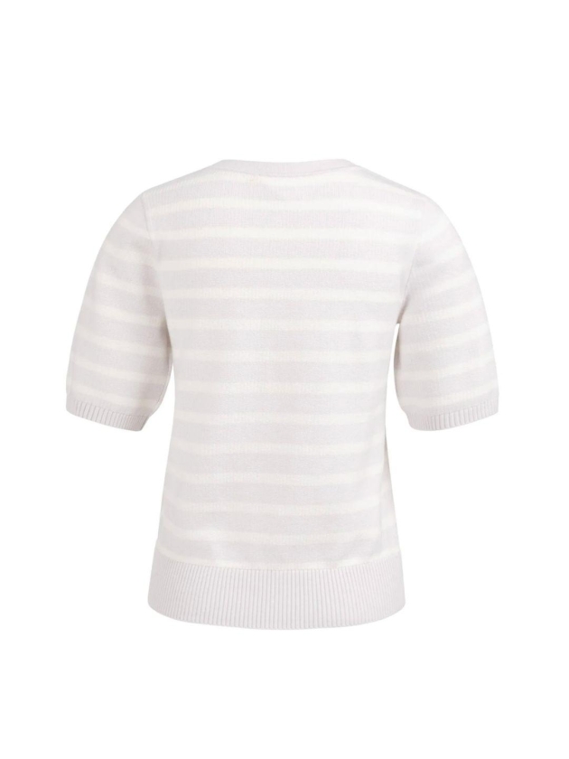 Yaya Trui met streeppatroon 338041 Gray lilac dessin