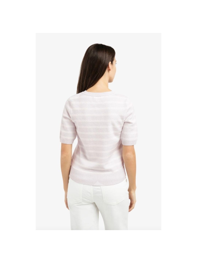 Yaya Trui met streeppatroon 338041 Gray lilac dessin