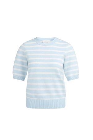 Yaya Trui met streeppatroon 990481 Ice blue dessin