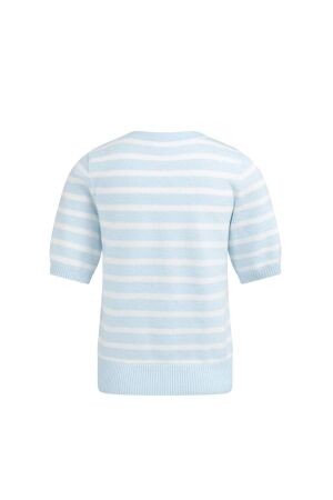 Yaya Trui met streeppatroon 990481 Ice blue dessin