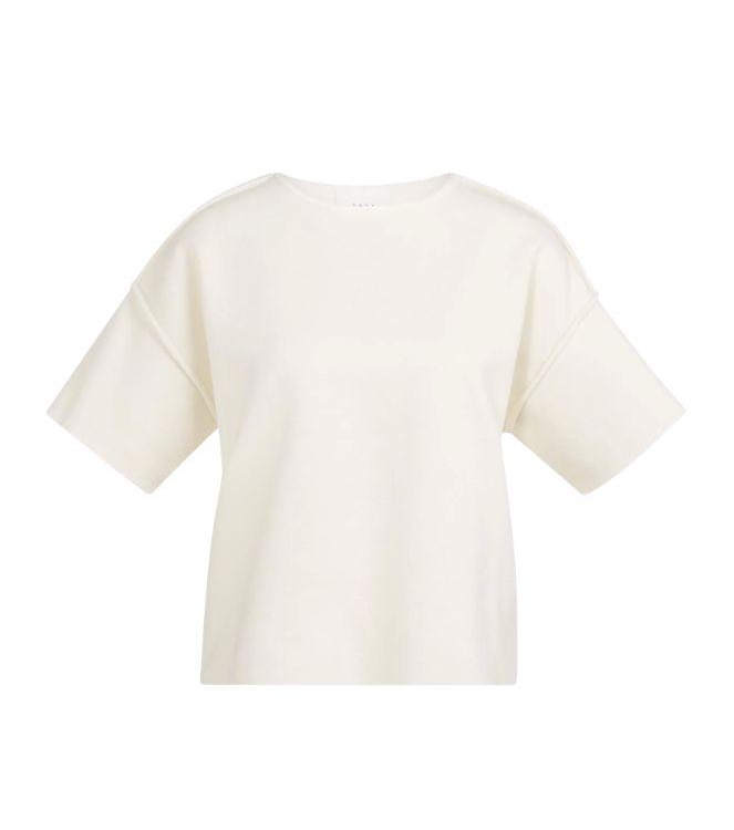 Yaya Sweater met korte mouwen 99053 Ecru