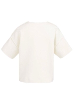 Yaya Sweater met korte mouwen 99053 Ecru