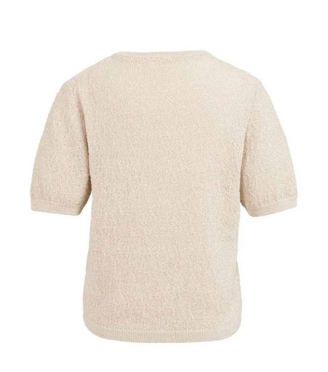 Yaya Gebreide trui met structuur 990521 Desert beige dessin