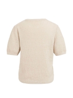 Yaya Gebreide trui met structuur 990521 Desert beige dessin