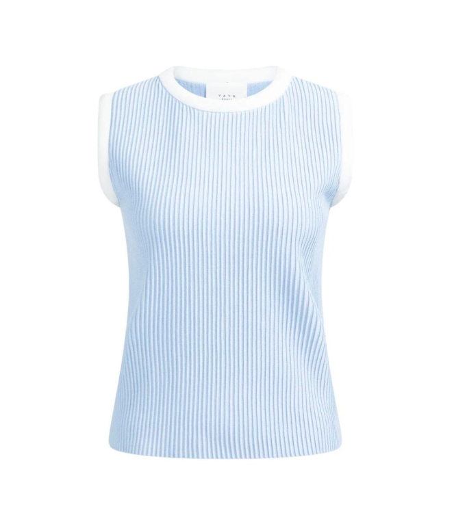 Yaya Mouwloze ribtrui 99048 Ice blue