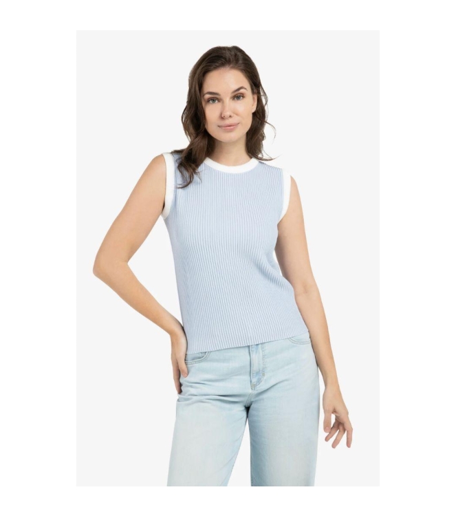 Yaya Mouwloze ribtrui 99048 Ice blue