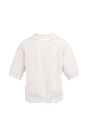 Yaya Trui met kraag en korte mouwen 338041 Gray lilac 