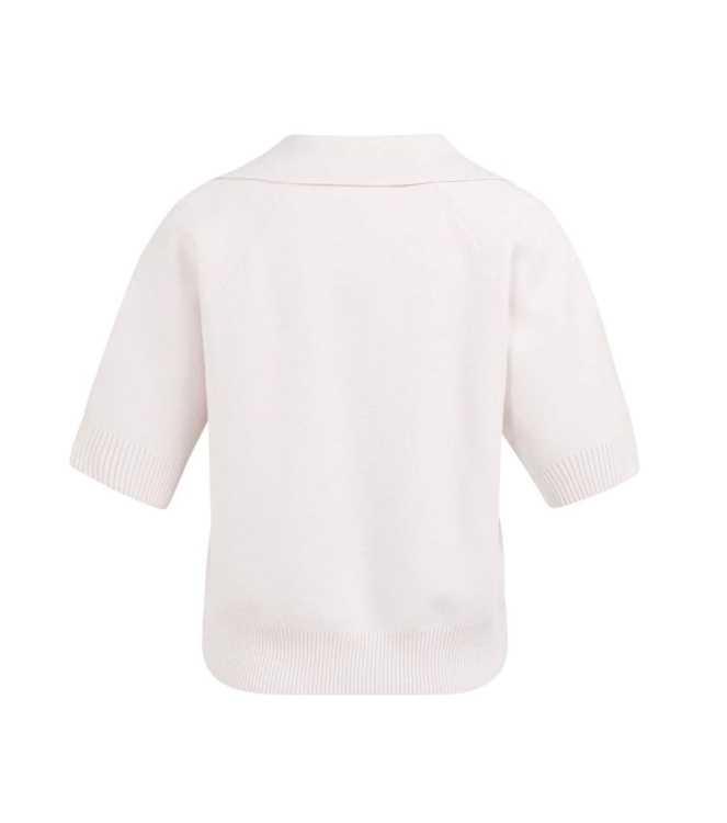 Yaya Trui met kraag en korte mouwen 338041 Gray lilac 