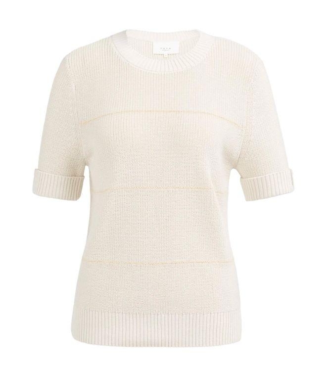 Yaya Trui met fluffy strepen 990531 Ecru dessin