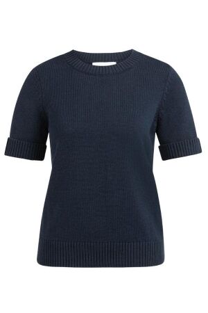 Yaya Trui met omslagmouwen 93923 Navy blazer blue