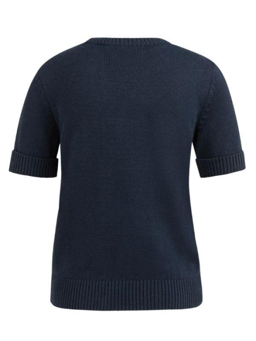 Yaya Trui met omslagmouwen 93923 Navy blazer blue