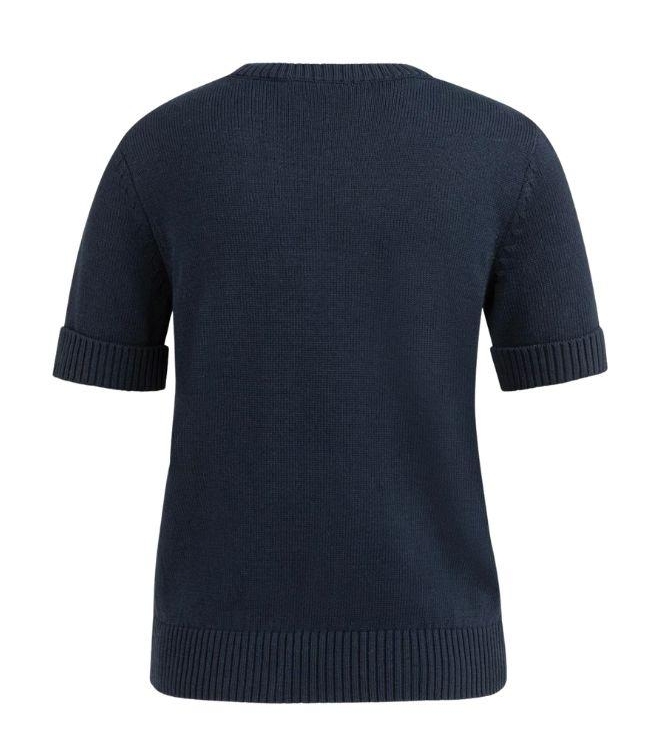 Yaya Trui met omslagmouwen 93923 Navy blazer blue