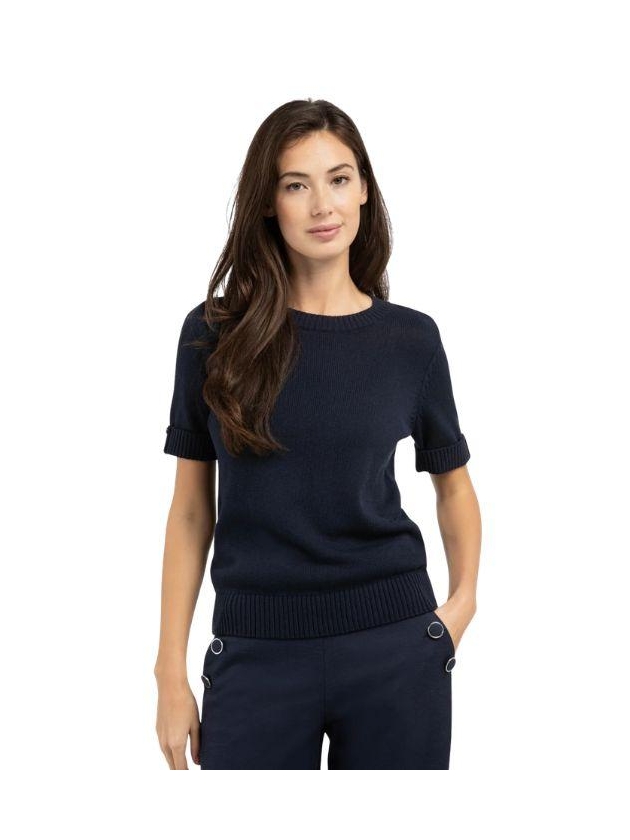 Yaya Trui met omslagmouwen 93923 Navy blazer blue