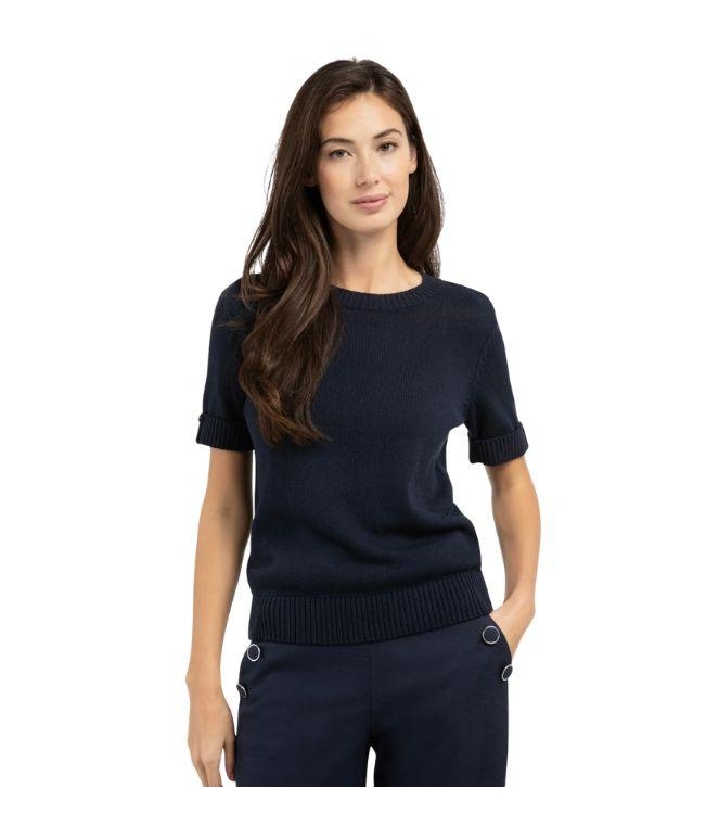 Yaya Trui met omslagmouwen 93923 Navy blazer blue