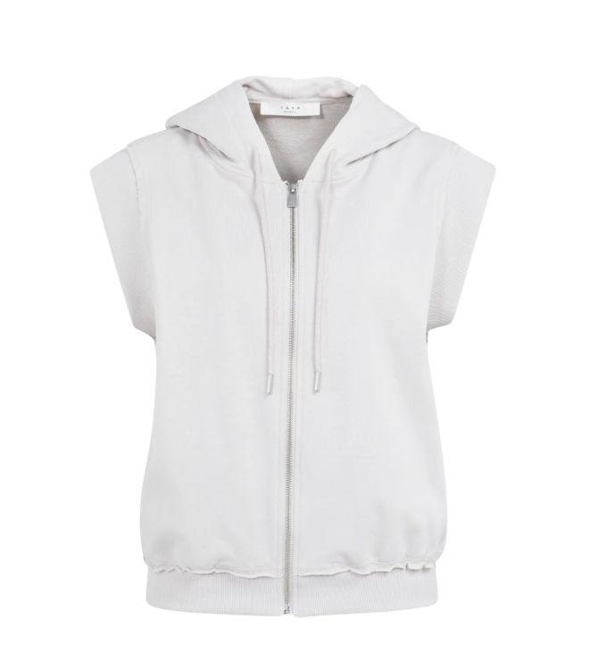 Yaya Mouwloze hoodie 30005 Temple gray