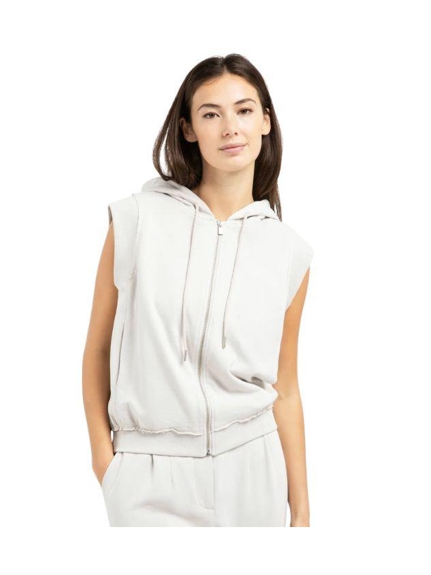 Yaya Mouwloze hoodie 30005 Temple gray
