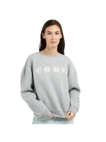 Yaya Sweater met artwork 990471 Iron grey dessin