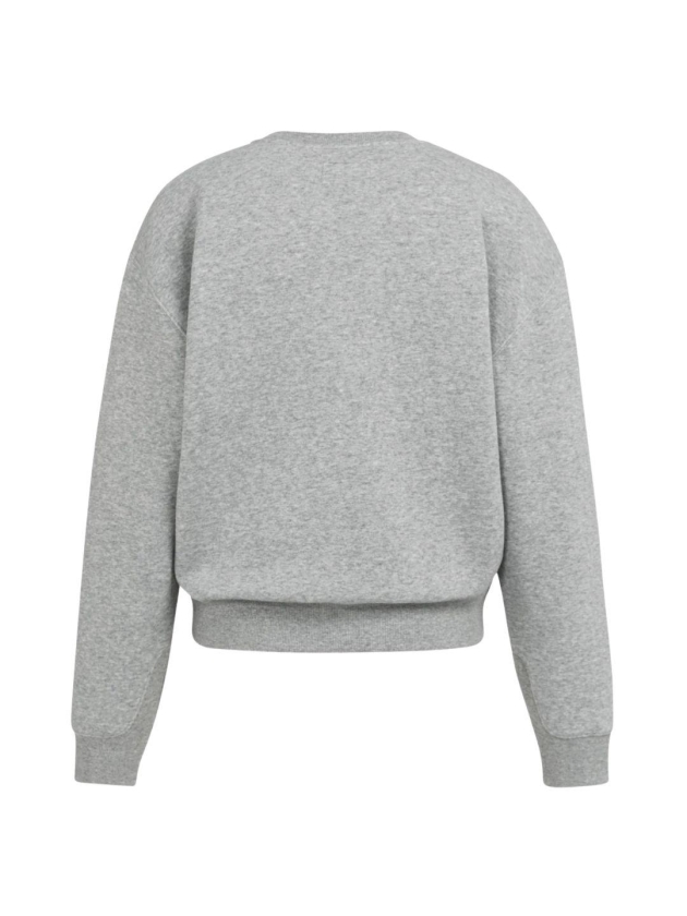 Yaya Sweater met artwork 990471 Iron grey dessin
