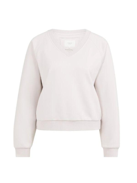 Yaya Sweater met V-hals 338041 Gray lilac 