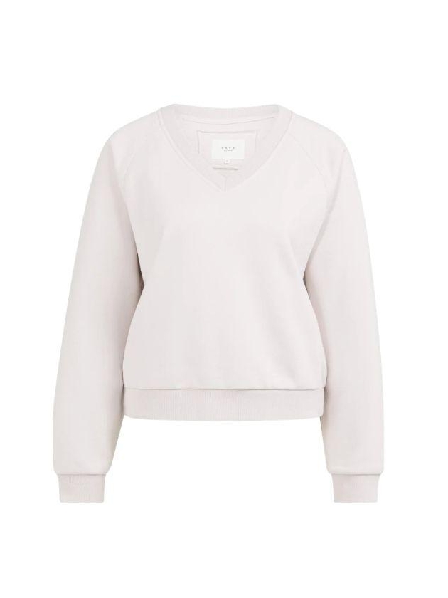 Yaya Sweater met V-hals 338041 Gray lilac 