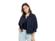 Yaya Blousejack met klepzakken 93923 Navy blazer blue