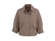 Yaya Blousejack met klepzakken 81312 Deep taupe brown