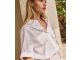 Yaya Blouse met omgeslagen mouwen 00000 Pure white