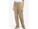 Yaya Geweven broek met stiksels 99045 Khaki green