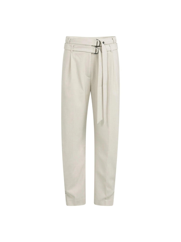 Yaya Broek met dubbele riem 99044 Kit beige