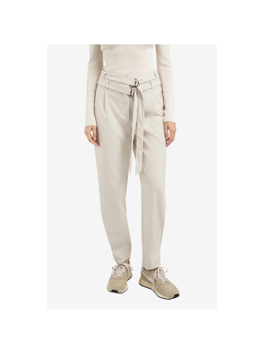 Yaya Broek met dubbele riem 99044 Kit beige