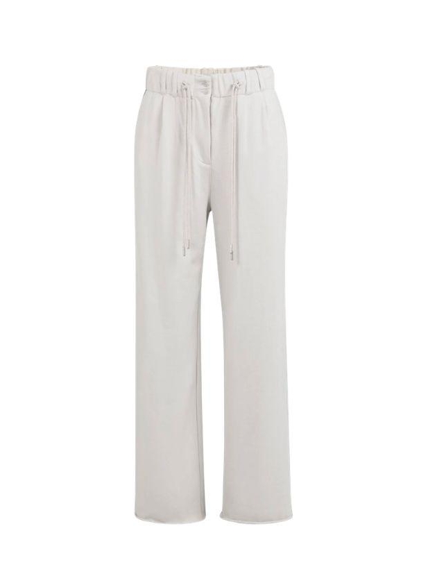 Yaya Jersey broek met strikkoord 30005 Temple gray