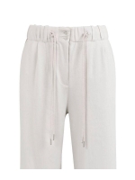 Yaya Jersey broek met strikkoord 30005 Temple gray