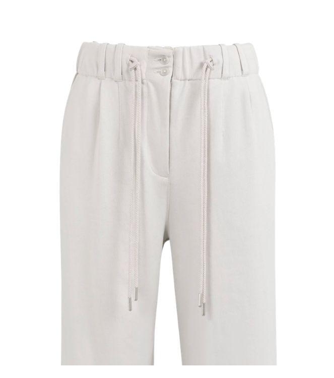 Yaya Jersey broek met strikkoord 30005 Temple gray