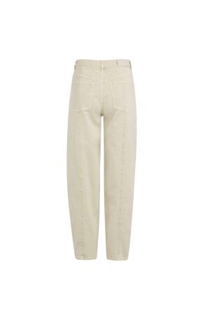 Yaya Barrel jeans met naaddetails 99046Sandstone beige