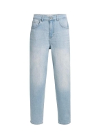 Yaya Barrel jeans met wassing 99025 Mid blue denim