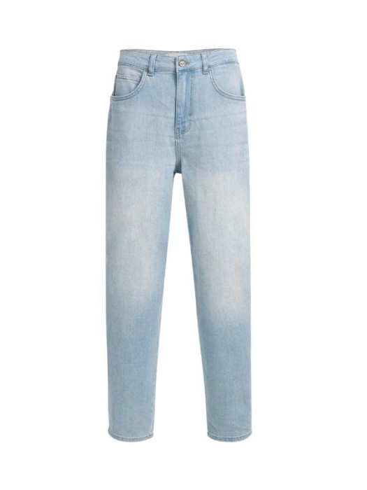 Yaya Barrel jeans met wassing 99025 Mid blue denim