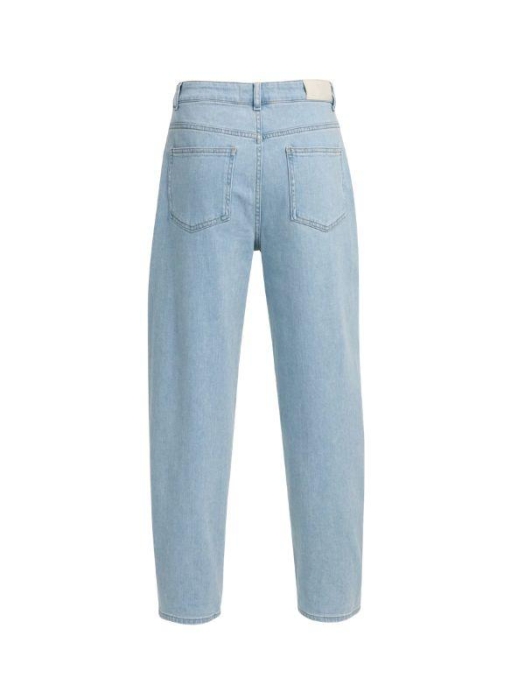 Yaya Barrel jeans met wassing 99025 Mid blue denim