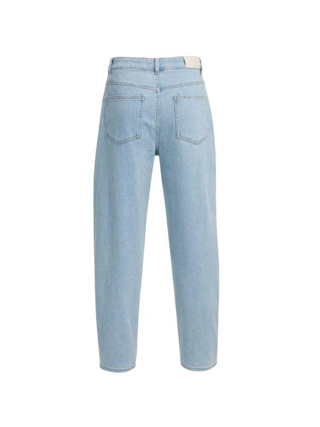 Yaya Barrel jeans met wassing 99025 Mid blue denim