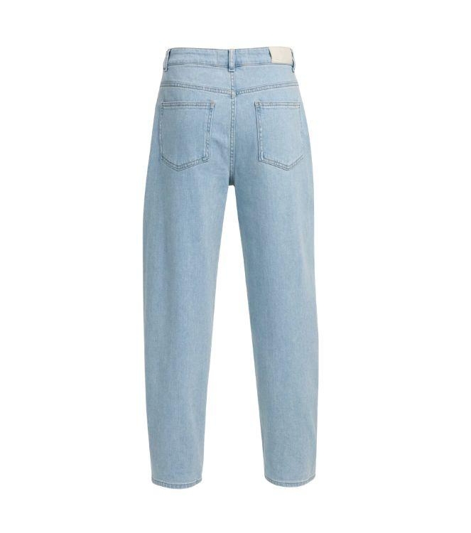 Yaya Barrel jeans met wassing 99025 Mid blue denim