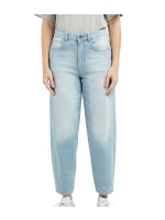 Yaya Barrel jeans met wassing 99025 Mid blue denim