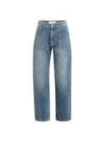 Yaya Cargobroek met laag kruis 01111 Blue denim