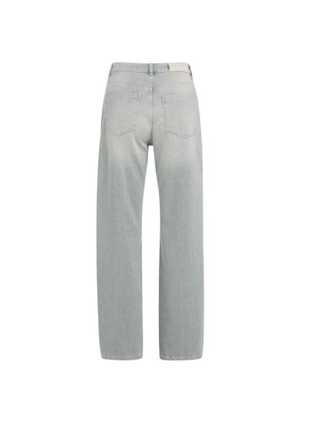 Yaya Cargobroek met laag kruis 99027 Mid grey denim