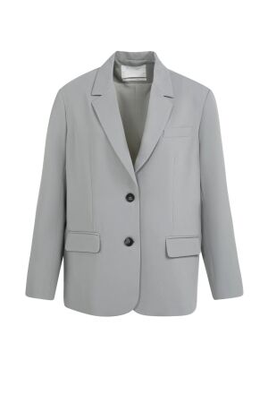 Yaya Oversized blazer met knopen 99047Iron grey