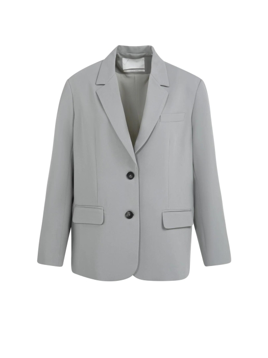 Yaya Oversized blazer met knopen 99047Iron grey