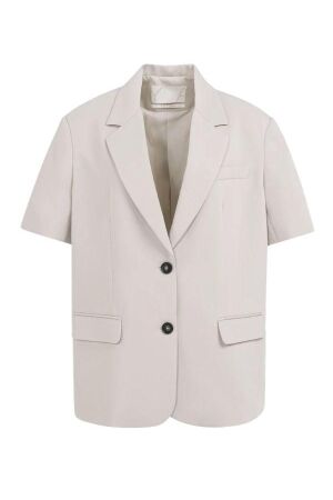 Yaya Blazer met korte mouwen 99054 Mauve purple