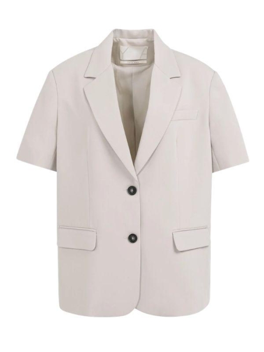 Yaya Blazer met korte mouwen 99054 Mauve purple